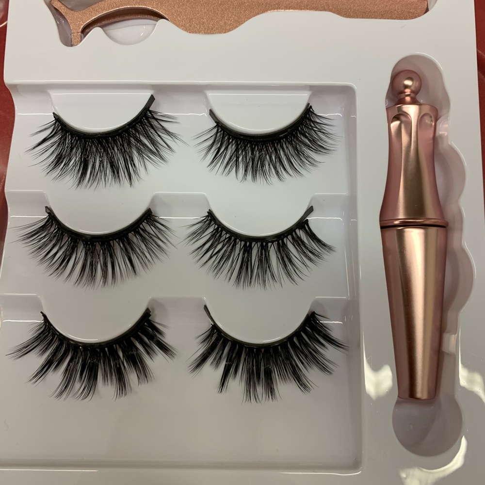 3x Magnetic Eyelashes
